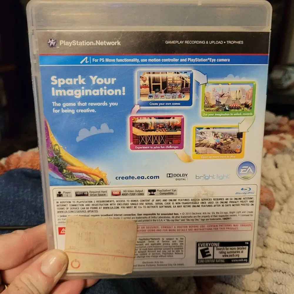 Sony Playstation PS3 Creat Your Imagination Tested